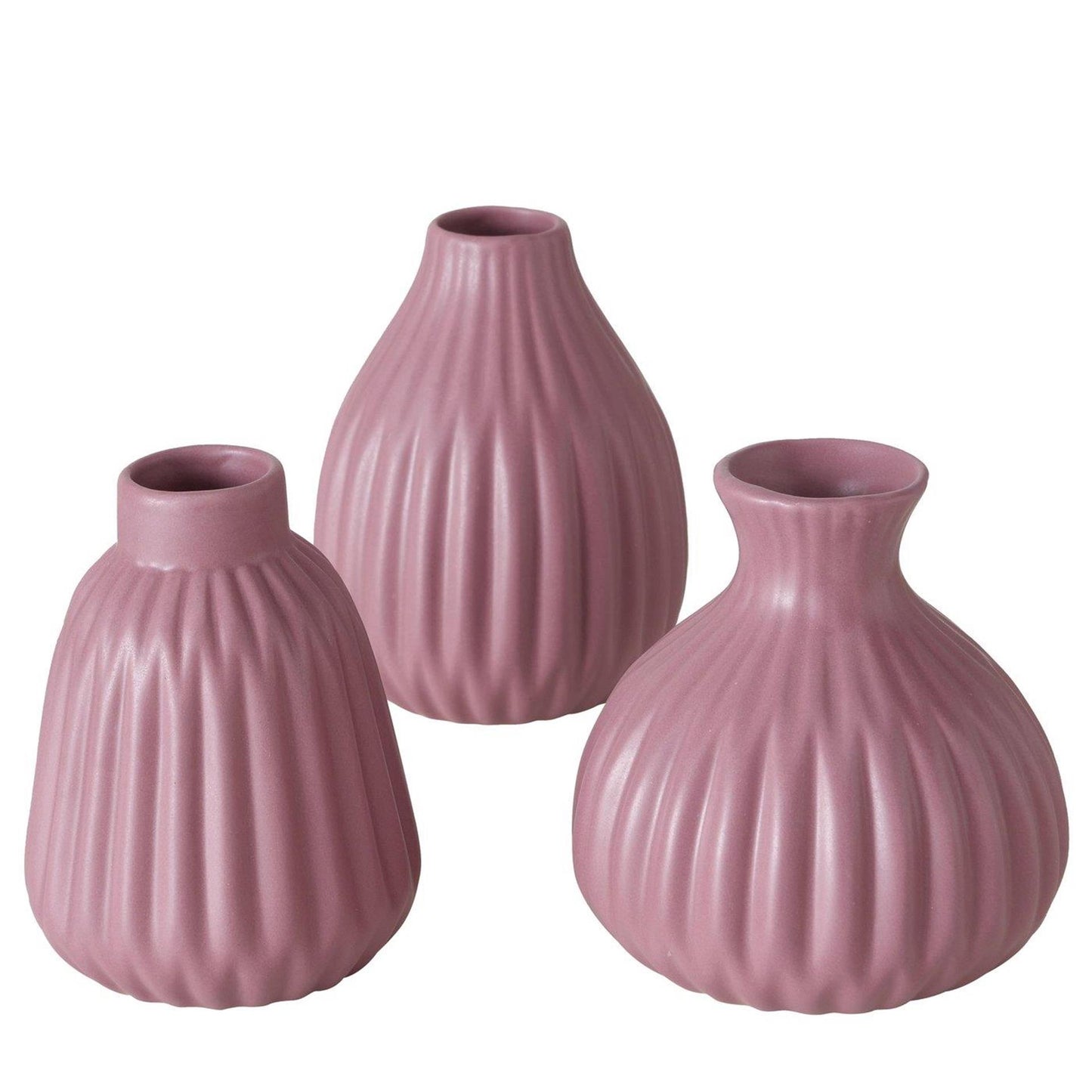 Boltze Home Vase Esko rosa ø10xh12cm