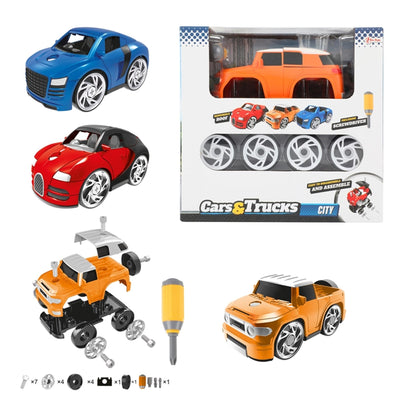 Toi-toys Toi-Spielzeugauto mit 4 separaten Rädern