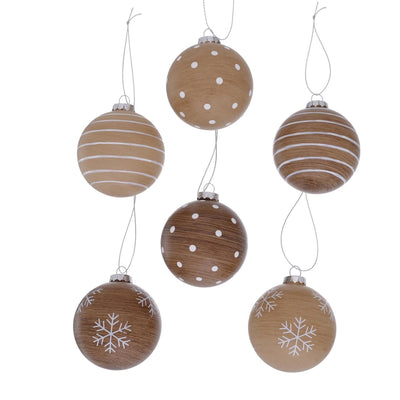 Boltze Home Weihnachtskugel Echtglas ø8cm