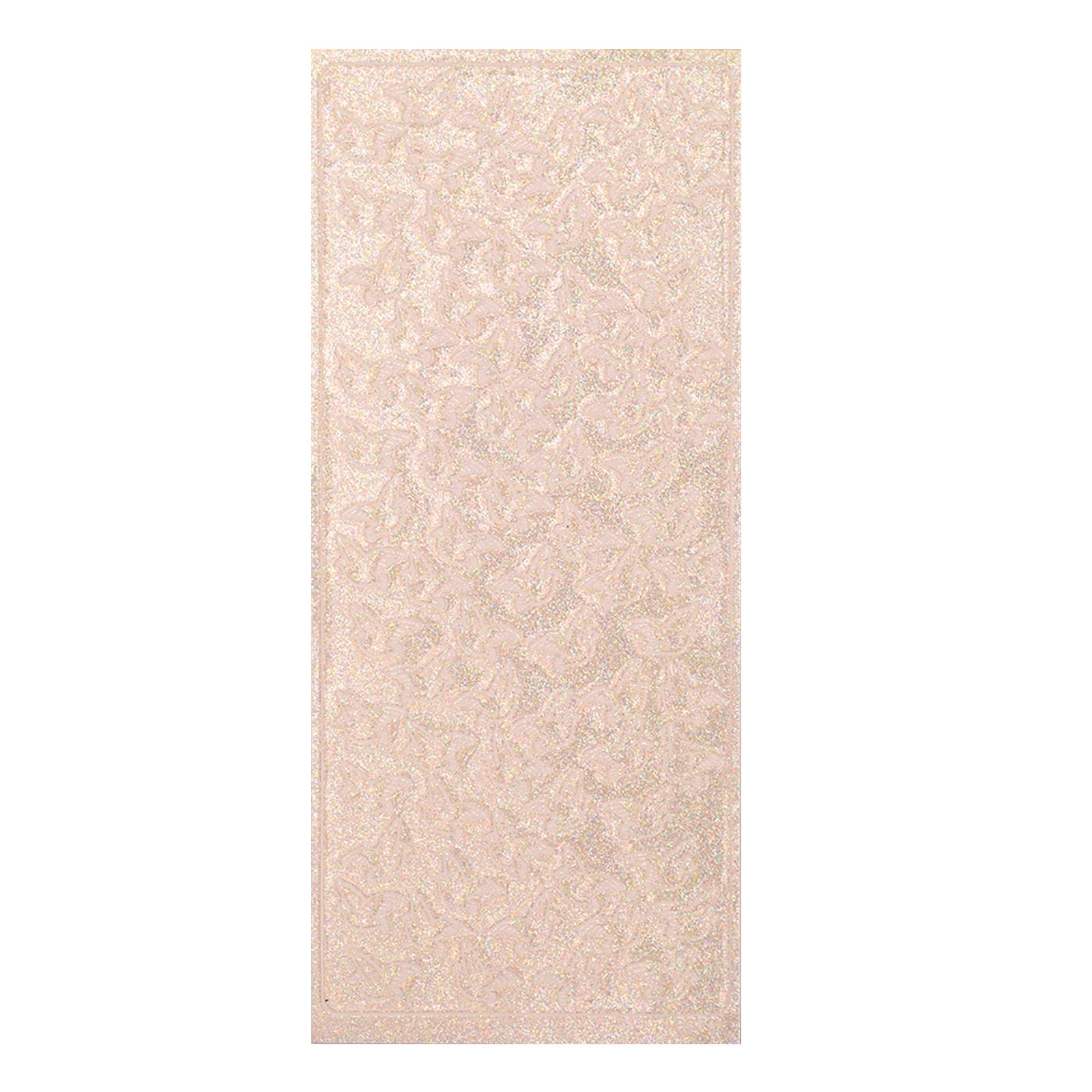 Vaessen creative • Aufkleber 10x23cm 10 Stück Vögel Iris transparent silber