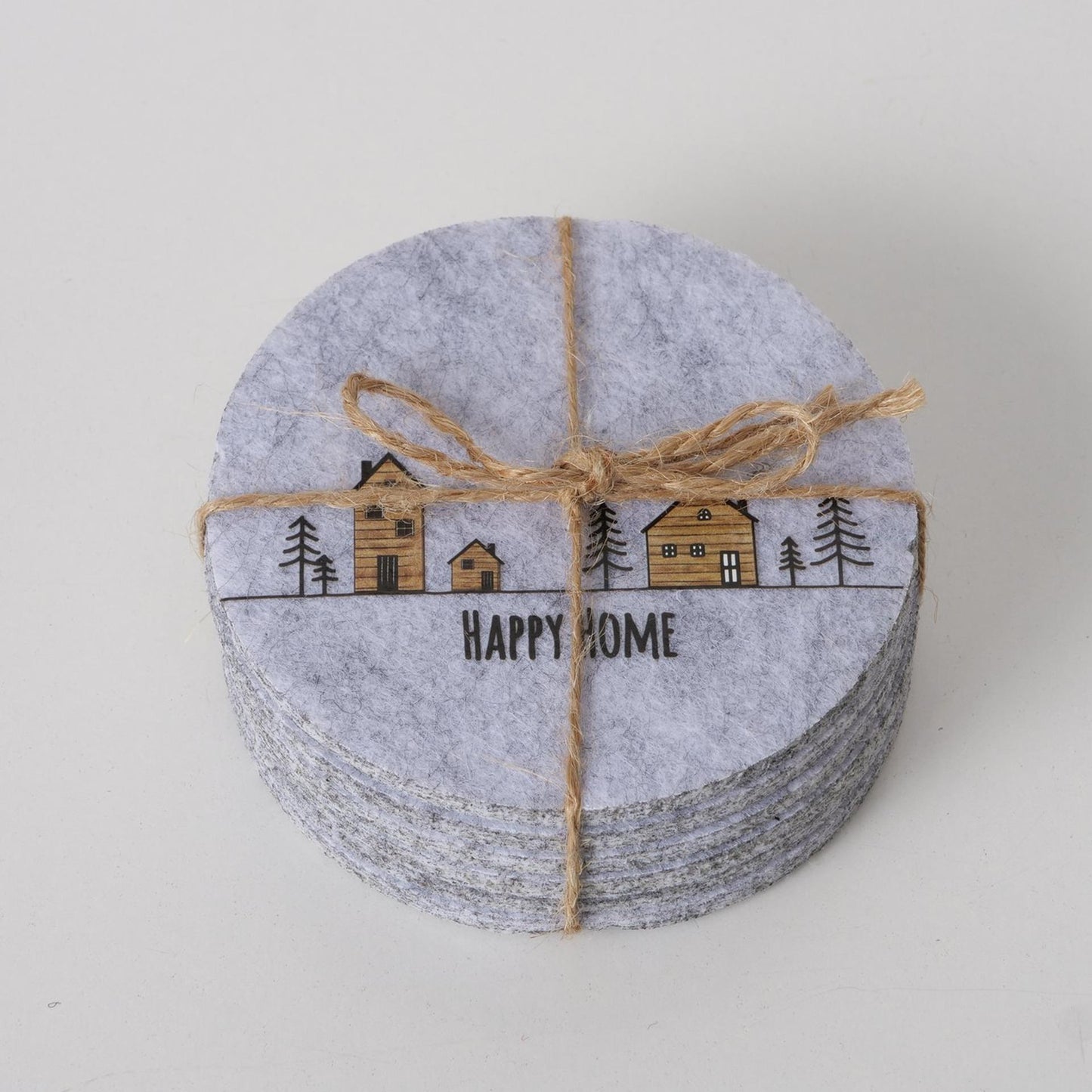 Boltze Home Untersetzer-Set Homewood Filz 6-teilig