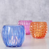 Boltze Home Teelichthalter Glas H8,5cm 3 Sortiert
