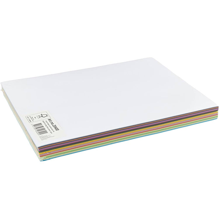 Creativ Company Kreativpapier, A4, Blatt 210 x 297 mm, 80 g, verschiedene Farben, 280 Blatt, 1 Karton