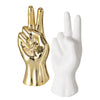 Boltze Home Statue Hand h19cm Gold oder Weiß