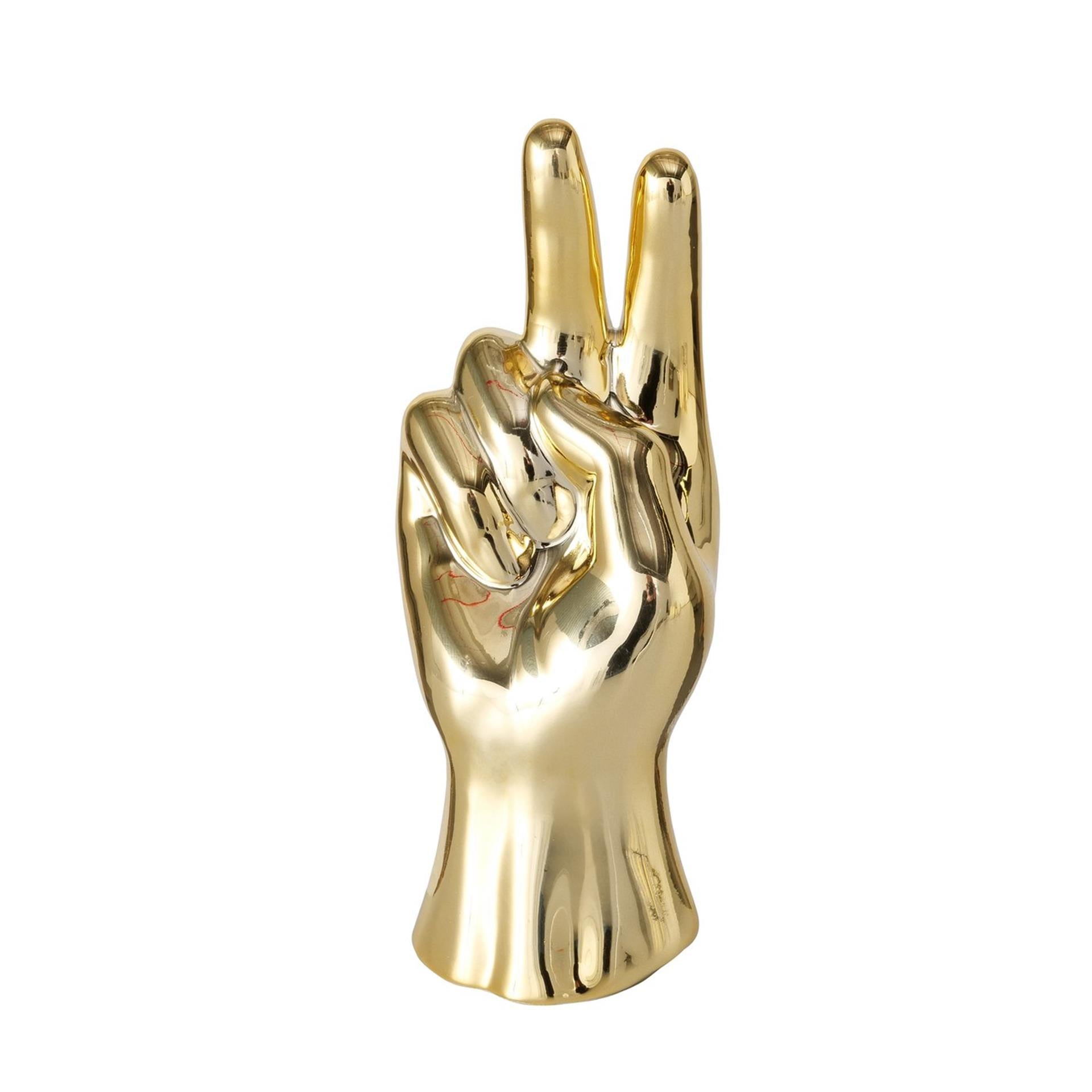 Boltze Home Statue Hand h19cm Gold oder Weiß