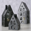 Boltze Home Laternen-Set Haus 3-teilig