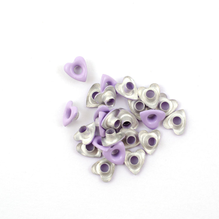 Vaessen creative • Ösen Herz 3,2 mm 5 lila