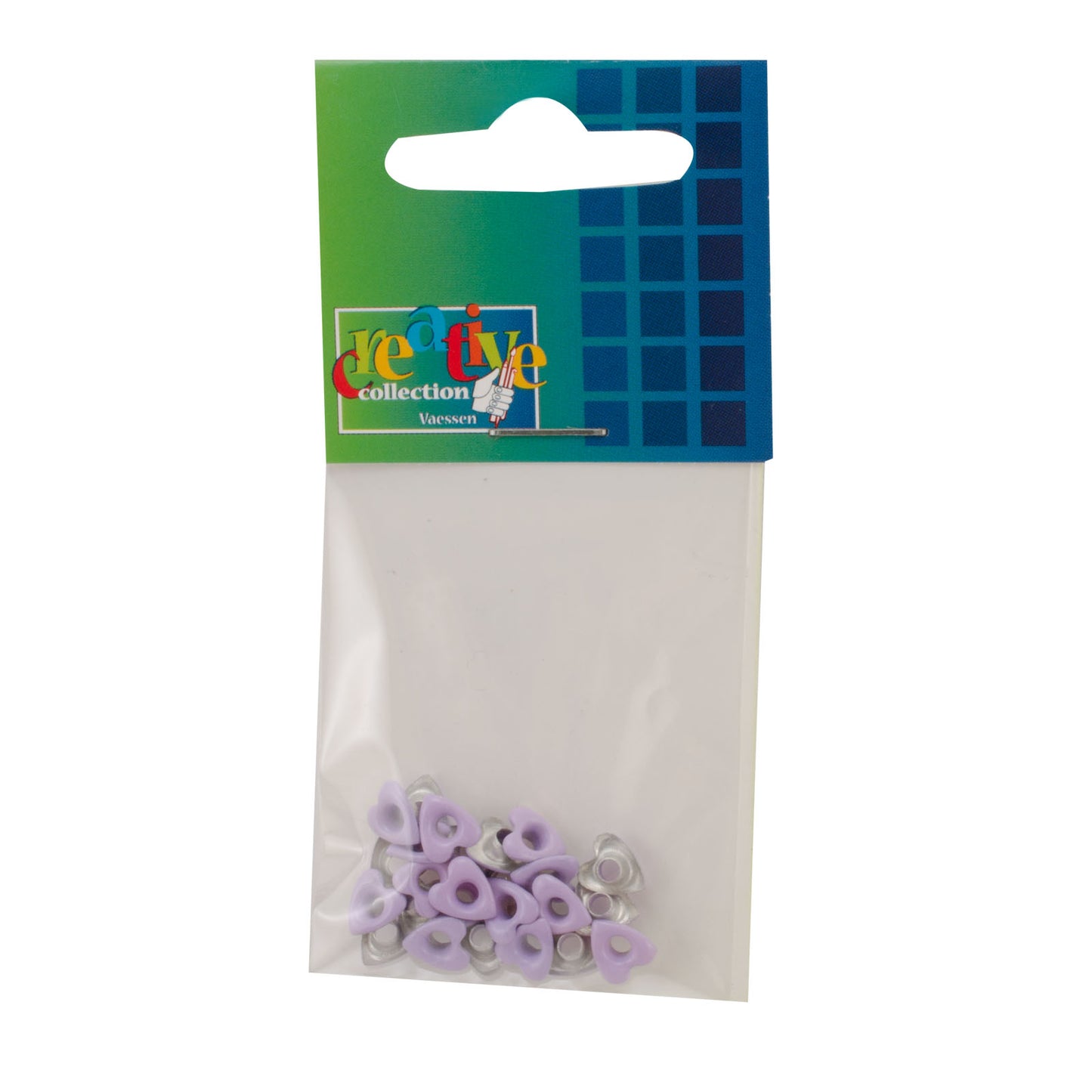 Vaessen creative • Ösen Herz 3,2 mm 5 lila