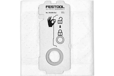 Festool Filterbeutel sc-fis-ct mini midi-2 5 ct15