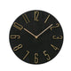 Boltze Home Wanduhr analog ø30cm Kunststoff schwarz