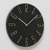 Boltze Home Wanduhr analog ø30cm Kunststoff schwarz
