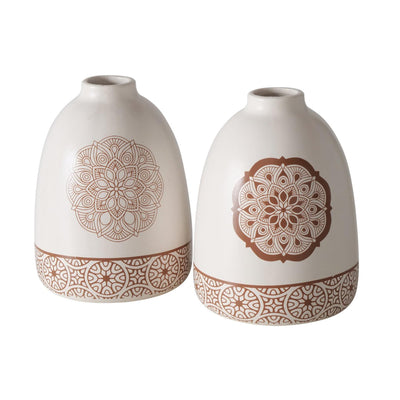Boltze Home Vase Steingut H16cm Chakra