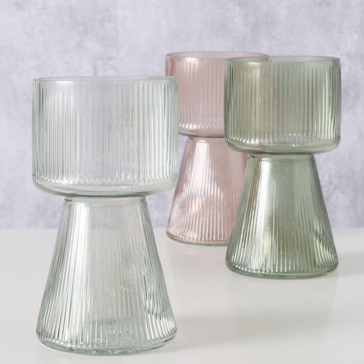 Boltze Home Vase Imano Glas ø10xh18cm