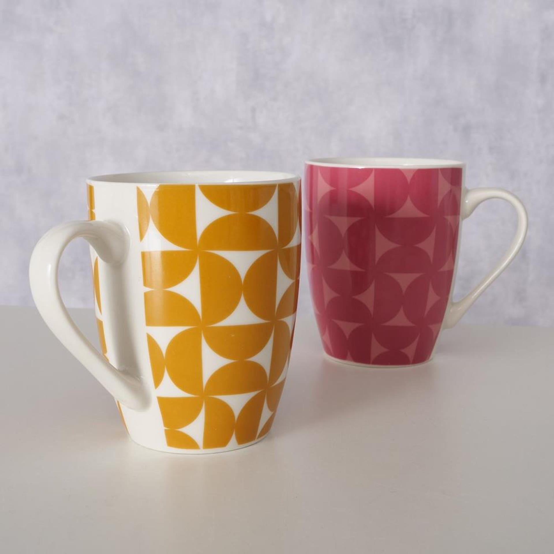 Boltze Home Tasse 350 ml Porzellan Retro