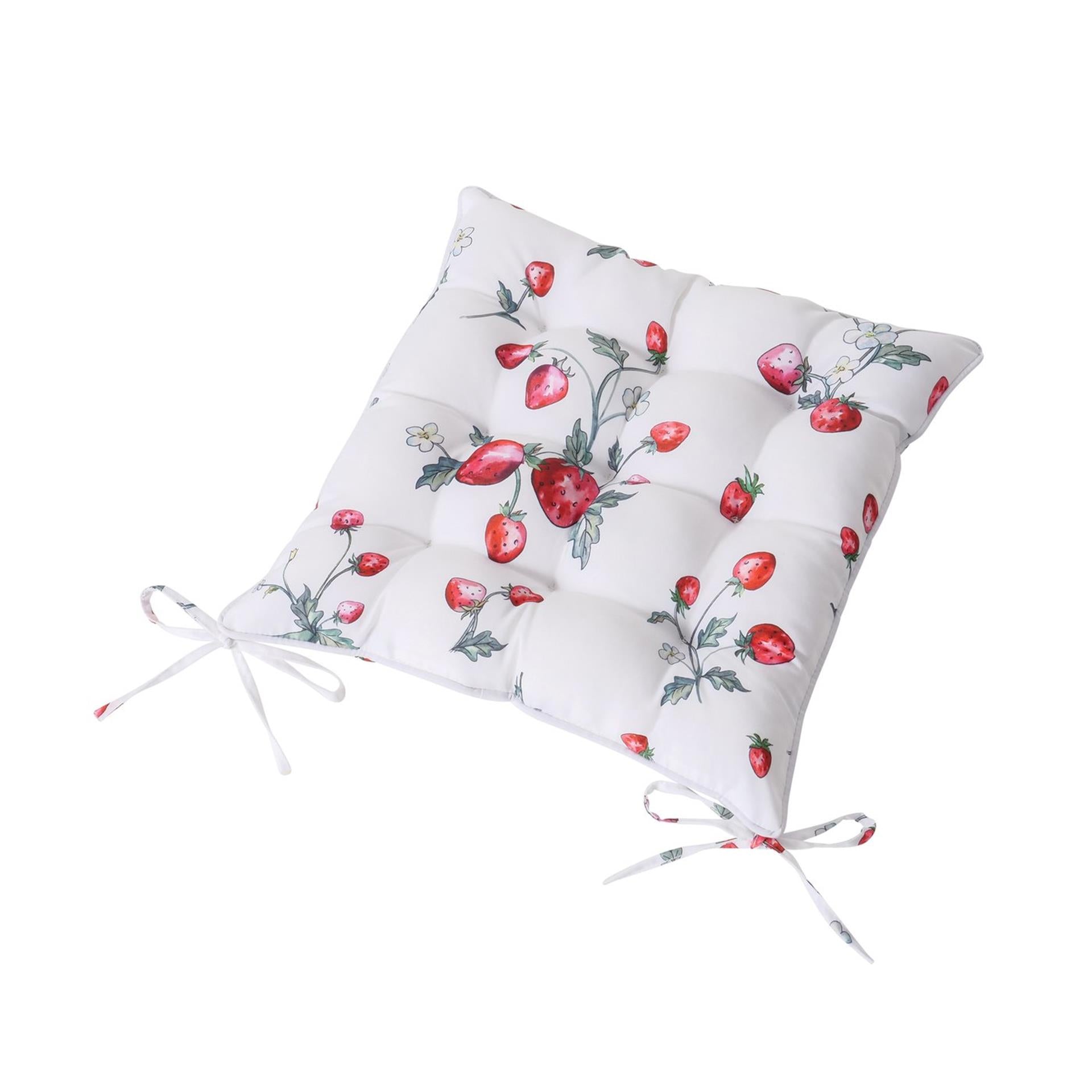 Boltze Home Sitzkissen Erdbeere 40cm