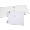 Spiralgebundenes Sammelalbum der Firma Creativ, Größe 30,5 x 30,5 cm, 250 g, weiß, 1 Stück