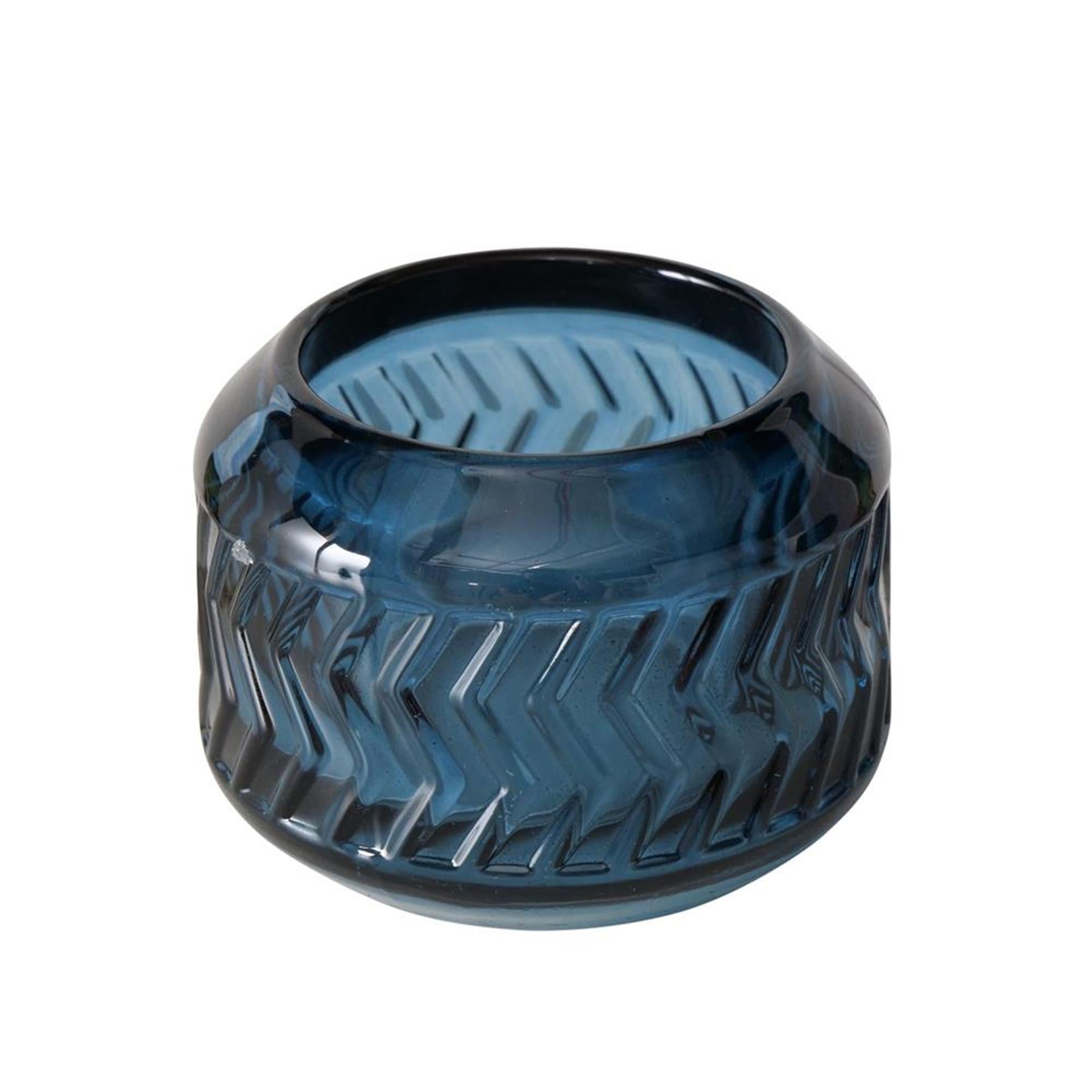 Boltze Home Teelichthalter Blau H6cm 3 Sortiert