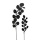 Boltze Hausgartenstecker Calypso 2-teilig aus schwarzem Metall