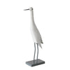Boltze Home Statue Vogel Weißmetall H55 cm