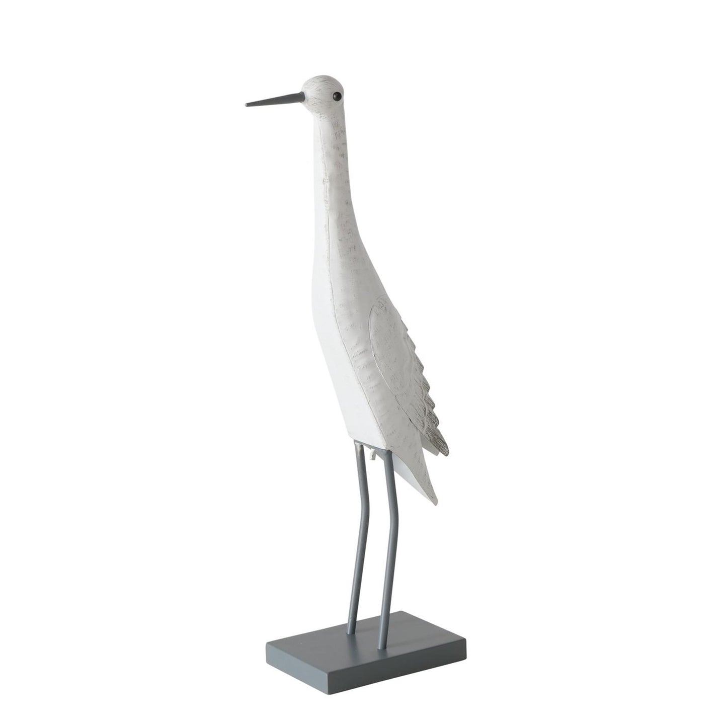 Boltze Home Statue Vogel Weißmetall H55 cm