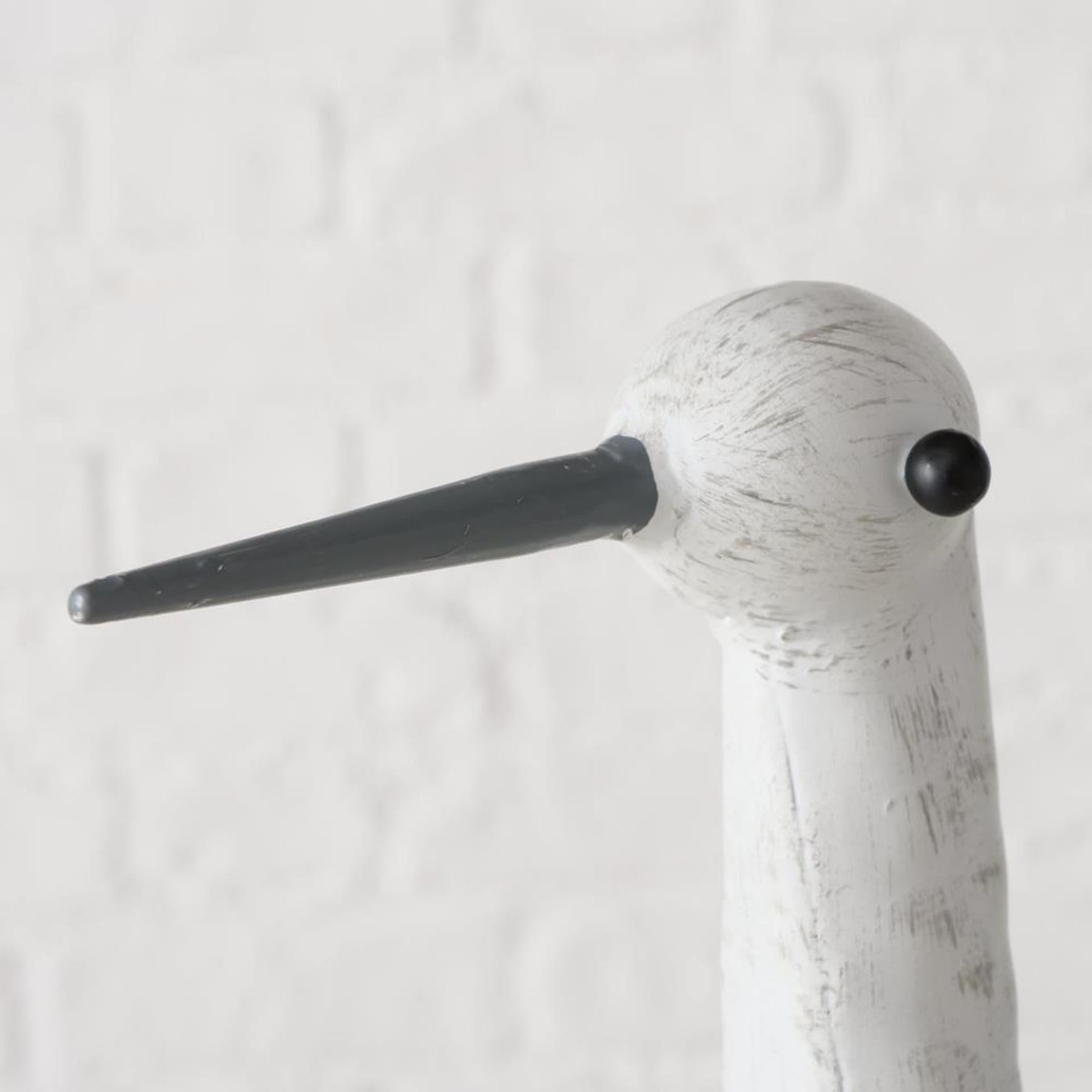 Boltze Home Statue Vogel Weißmetall H55 cm