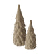 Boltze Home Image Weihnachtsbaum Beige 2er Set Samt