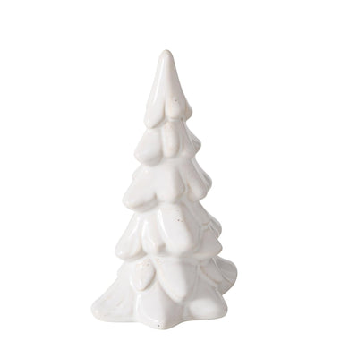 Boltze Home Deco Weihnachtsbaum Cristo Stone H14,5cm weiß