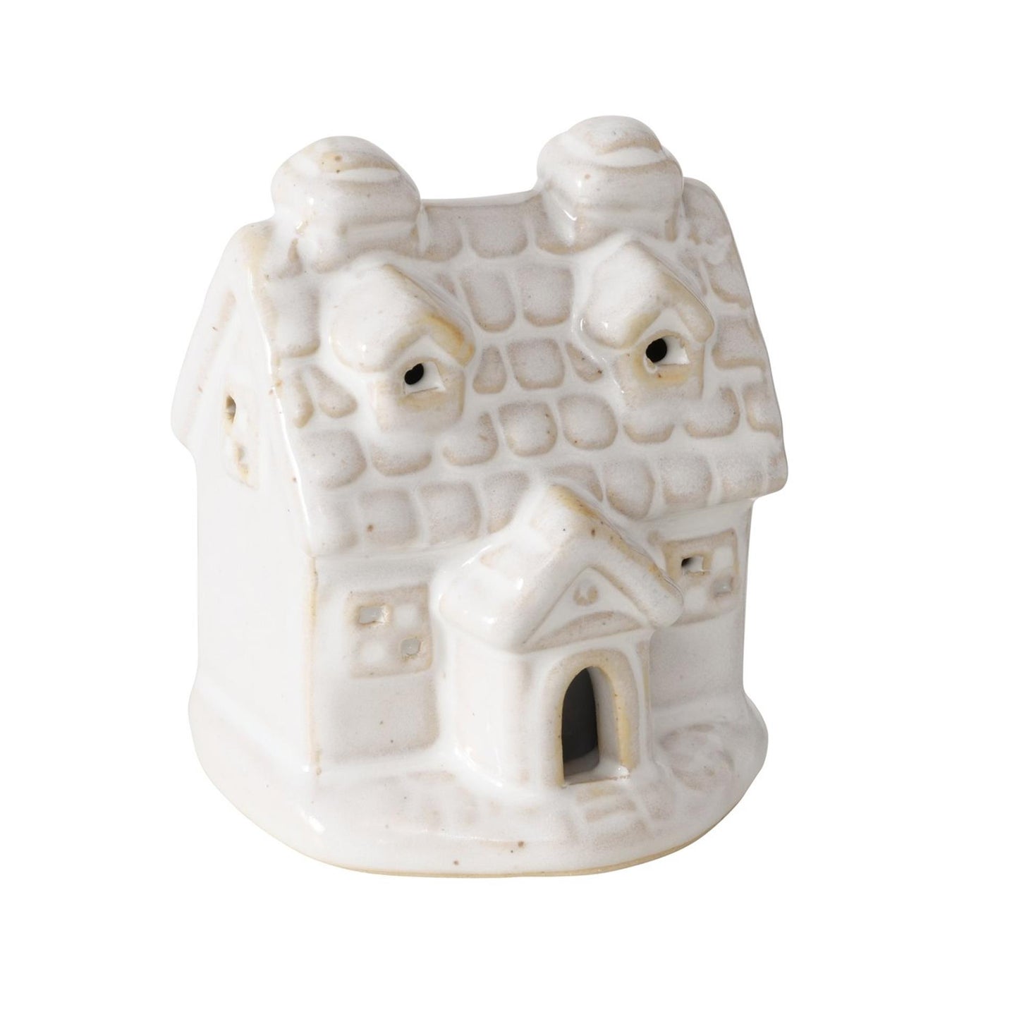 Boltze Home Deco Haus Cristo Stone mit LED h7cm weiß