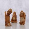 Boltze Home Statue Yoga Eichhörnchen Polyresin H7cm