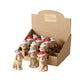 Boltze Home Statue Weihnachtshund aus Keramik H7,4cm