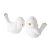 Boltze Home Birdville Dolomit h9cm weiß