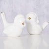 Boltze Home Birdville Dolomit h9cm weiß
