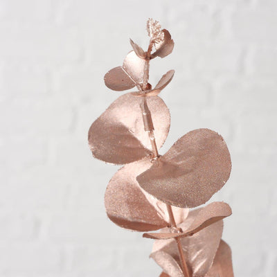 Boltze Home Kunstzweig Eukalyptus rosa H81cm