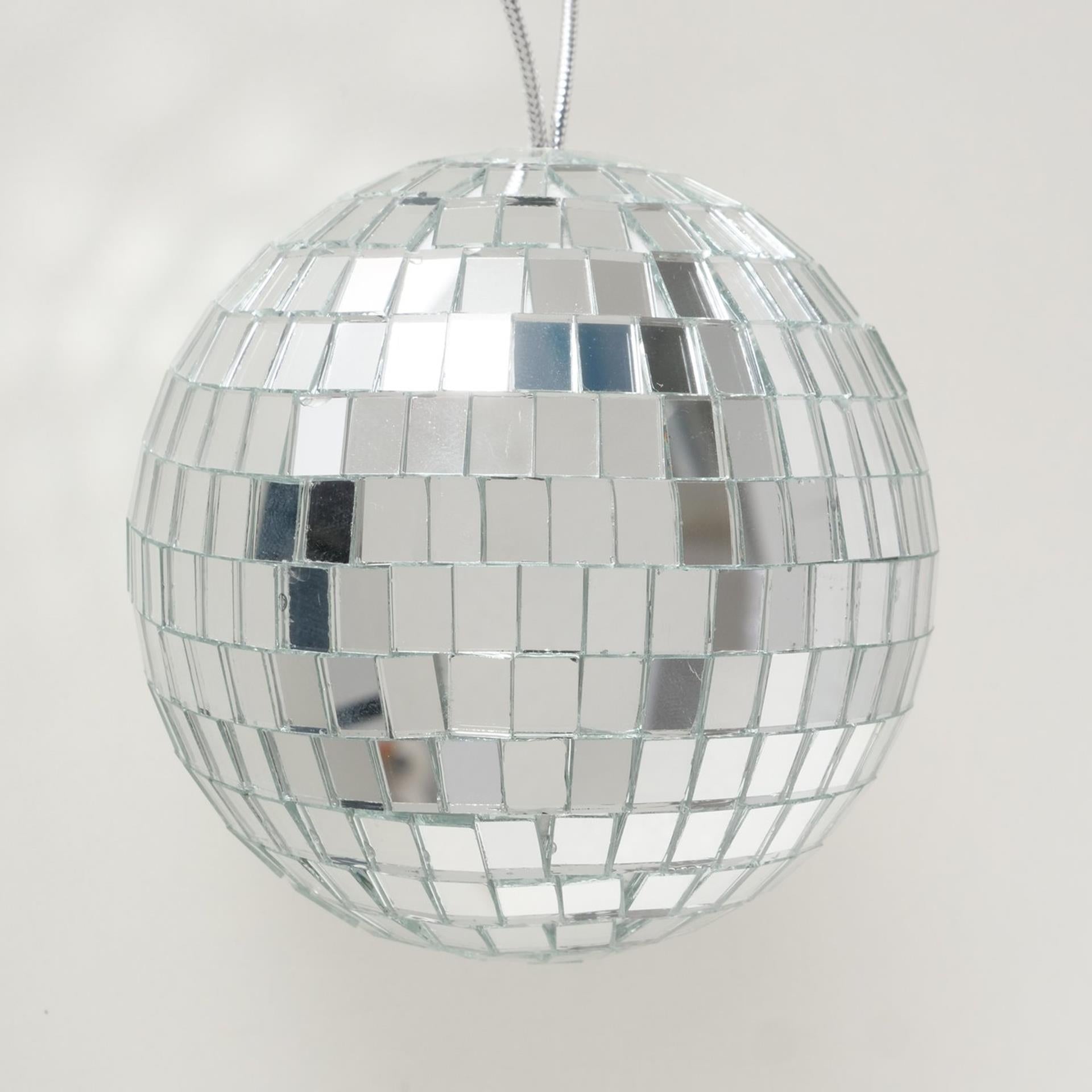 Boltze Home Weihnachtskugel Disco Glas 10x10cm