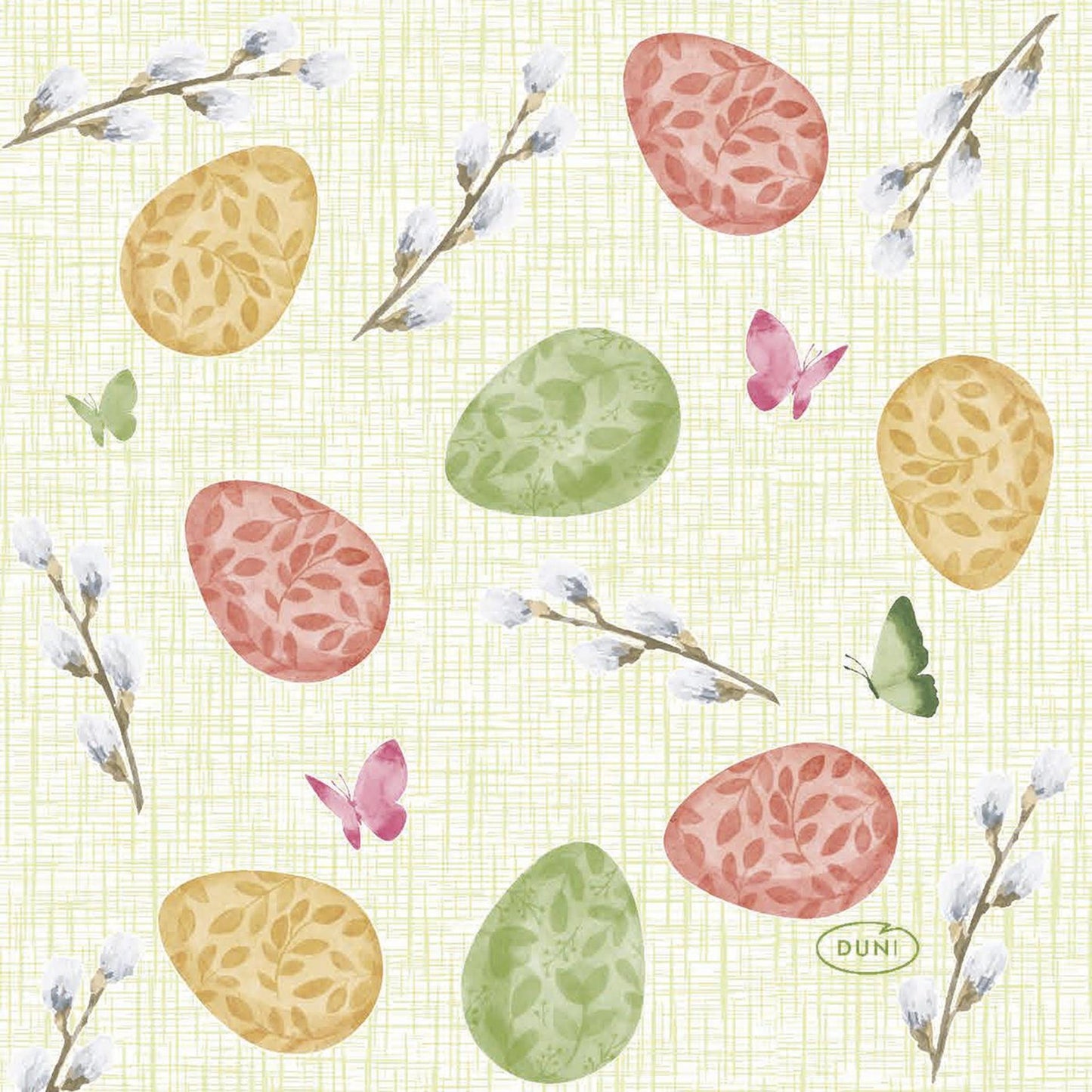 Duni Servietten fröhlicher Frühling 24x24cm