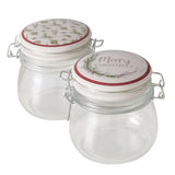 Boltze Home Vorratsdose Glas mit Weihnachtsmotiv 450 ml - afbeelding 1