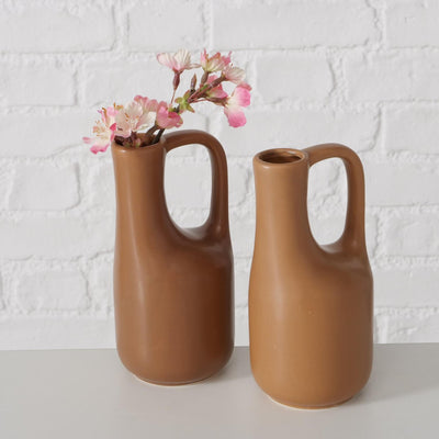 Boltze Home Vase Steinbraun H18,2cm