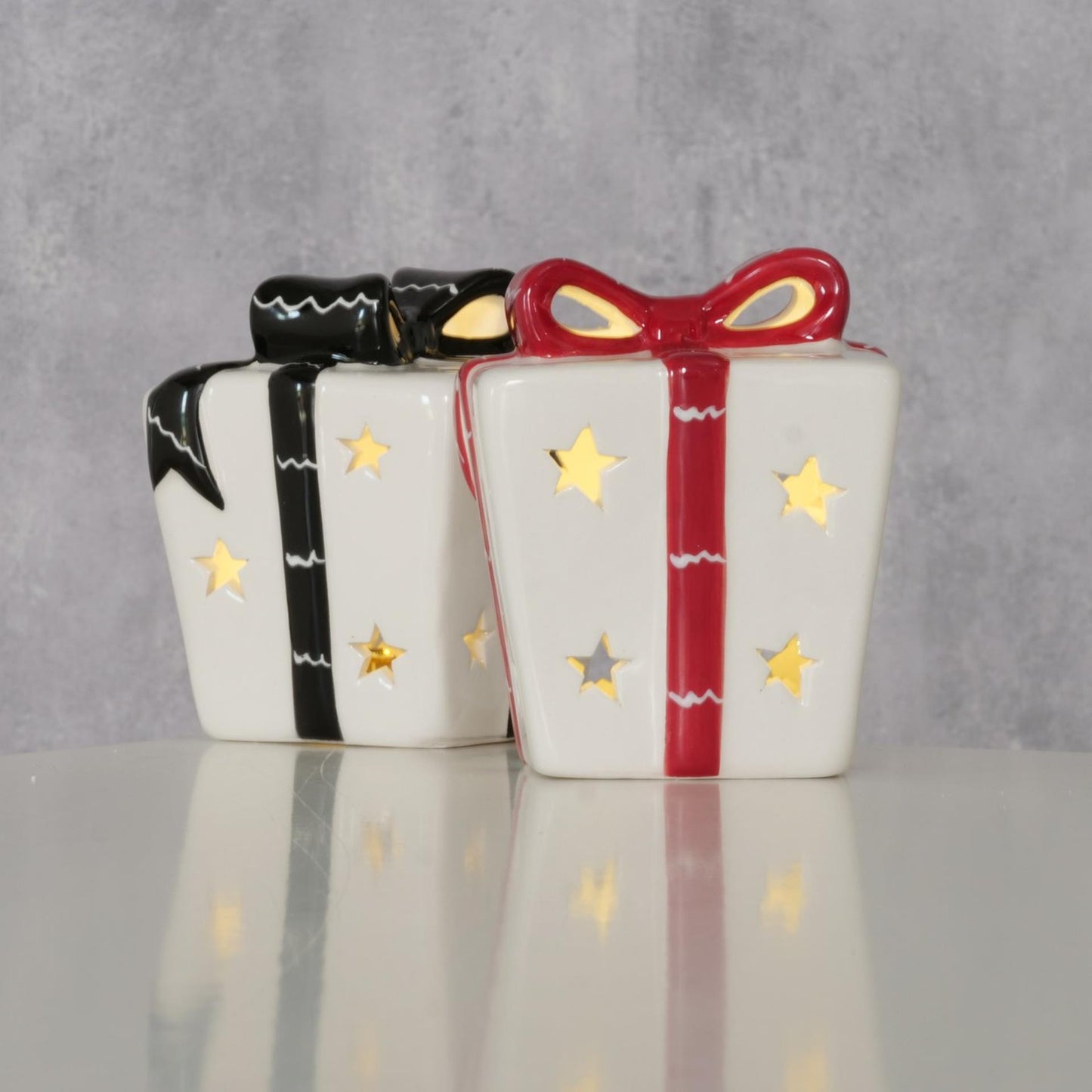 Boltze Home Statue Geschenk LED H10cm Keramik