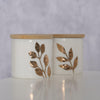 Boltze Home Vorratsdose mit Blattgold 5x5cm