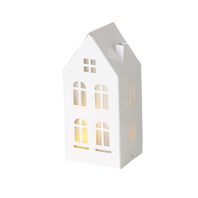 Boltze Home Deco Haus Domizil Metall LED H22,3cm
