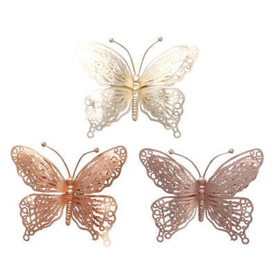 Boltze Home Schmetterling auf Clip 15x4cm