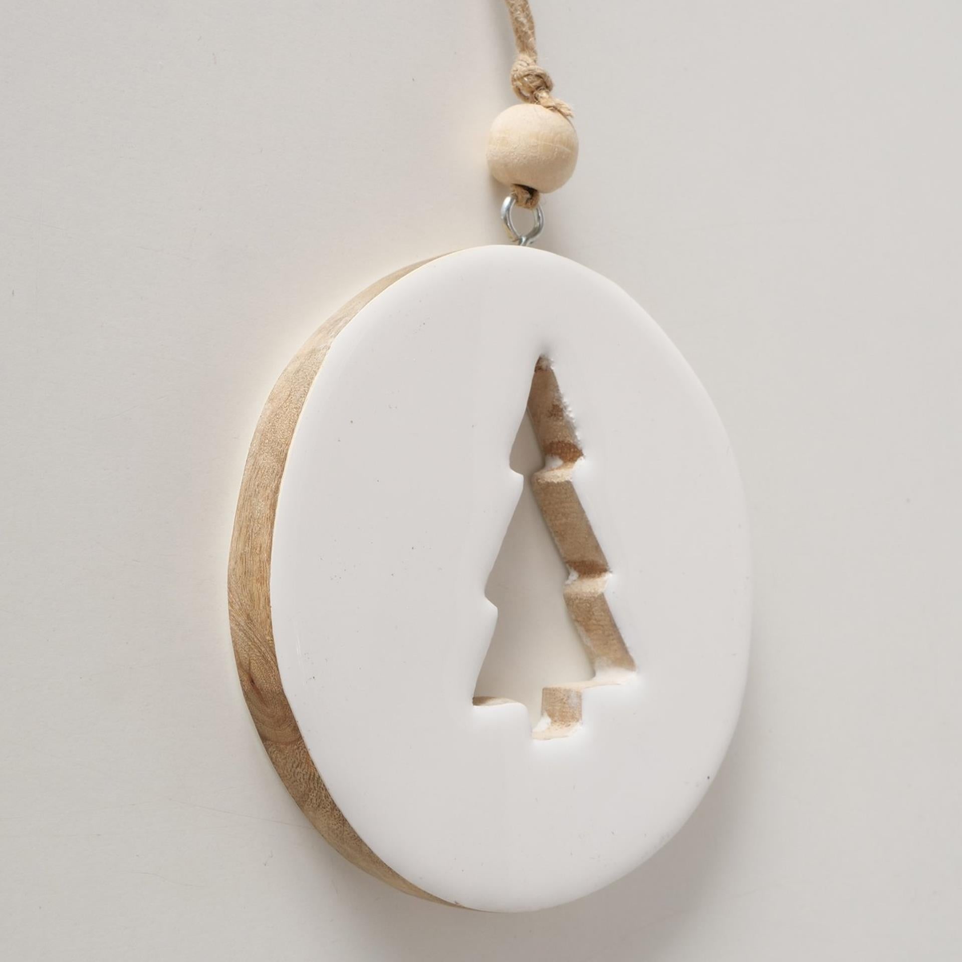 Boltze Home Anhänger Natali Mangoholz L10x1cm