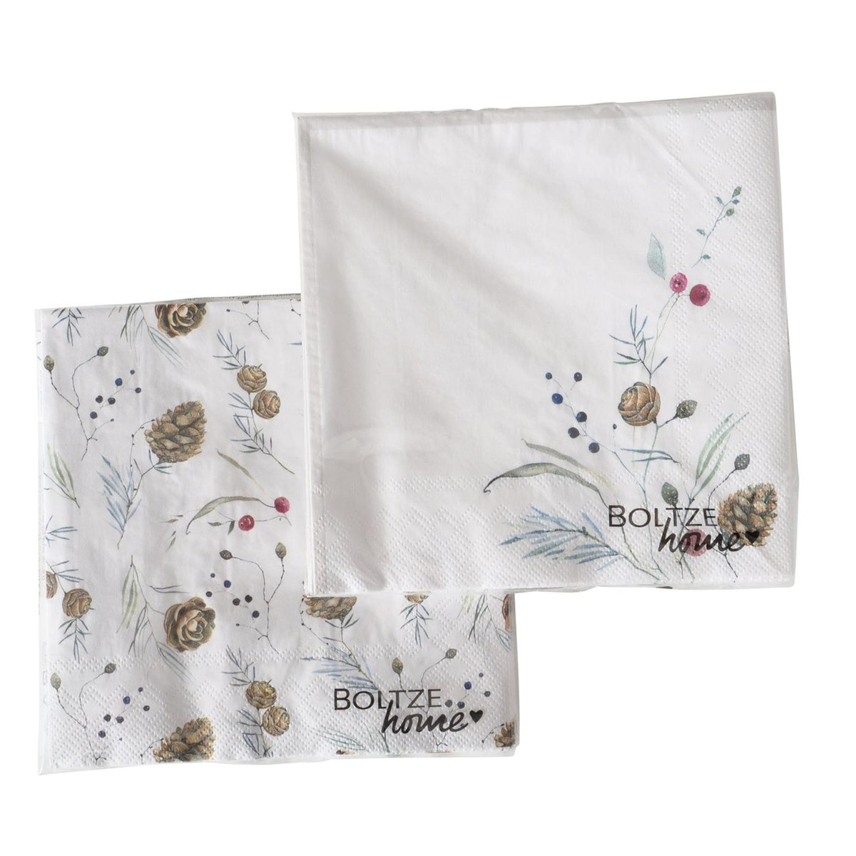 Boltze Home Servietten Tannenzapfen 20 Stk.