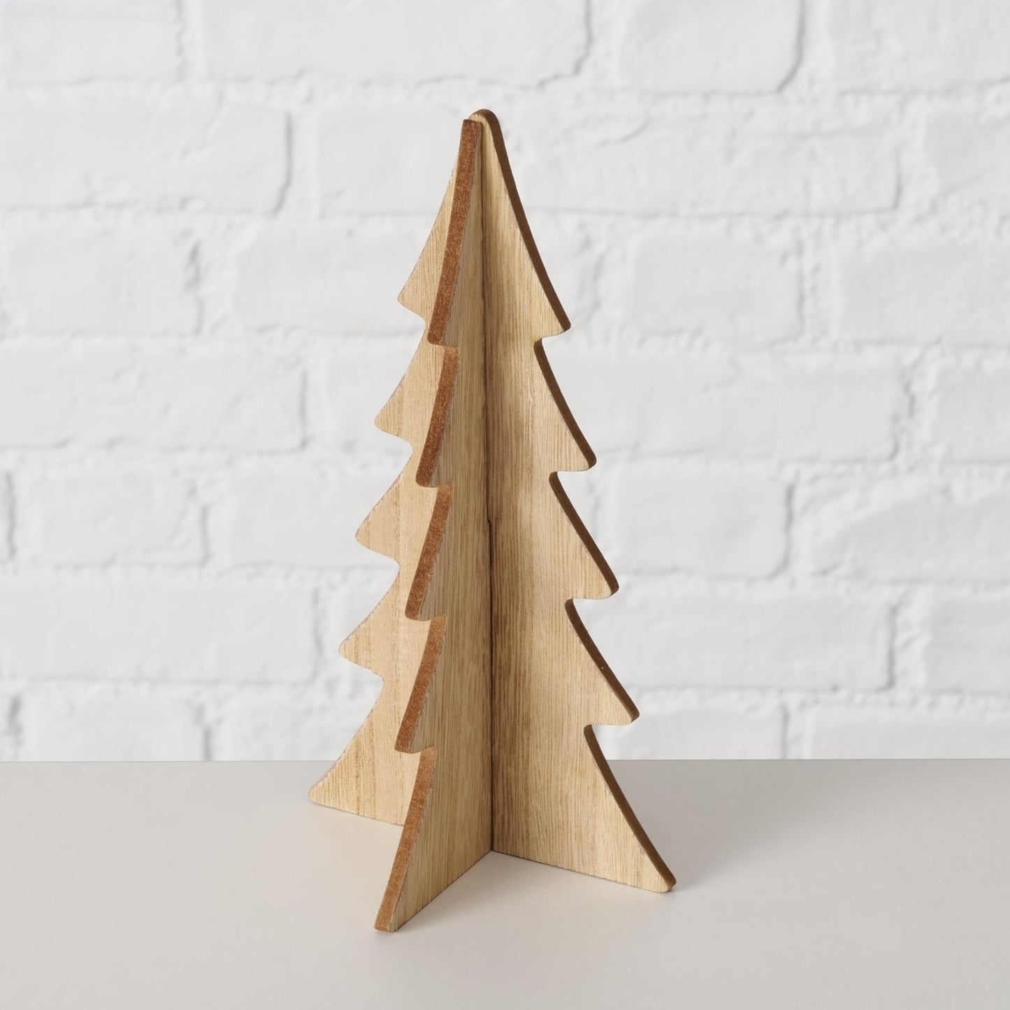 Boltze Startseite Bild Weihnachtsbaum 3D Set a 3 MDF