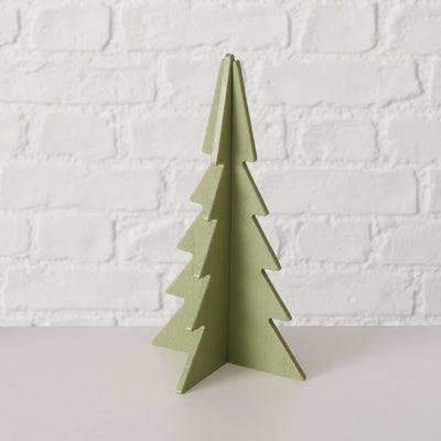 Boltze Startseite Bild Weihnachtsbaum 3-teilig grün