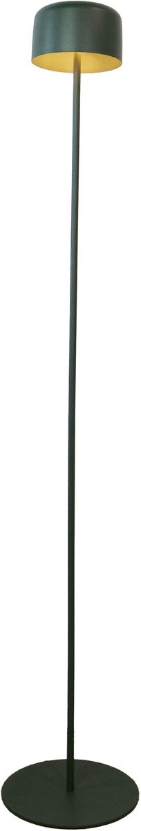 Eglo Stehleuchte roccanova-l – wiederaufladbar (bis zu 22 Stunden Licht) – Solar – 120 cm – grün – kabellos – dimmbar – drinnen und draußen