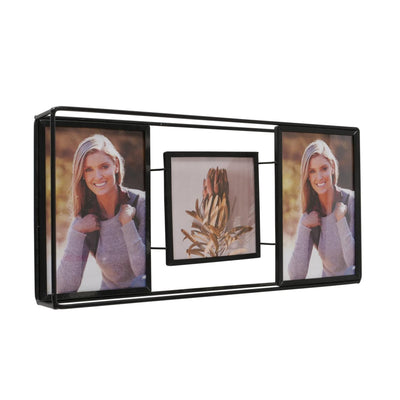 Boltze Home Fotorahmen Collage schwarz H16cm