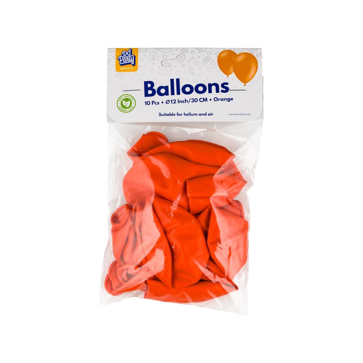 Paperdreams Luftballons 10 Stück orange