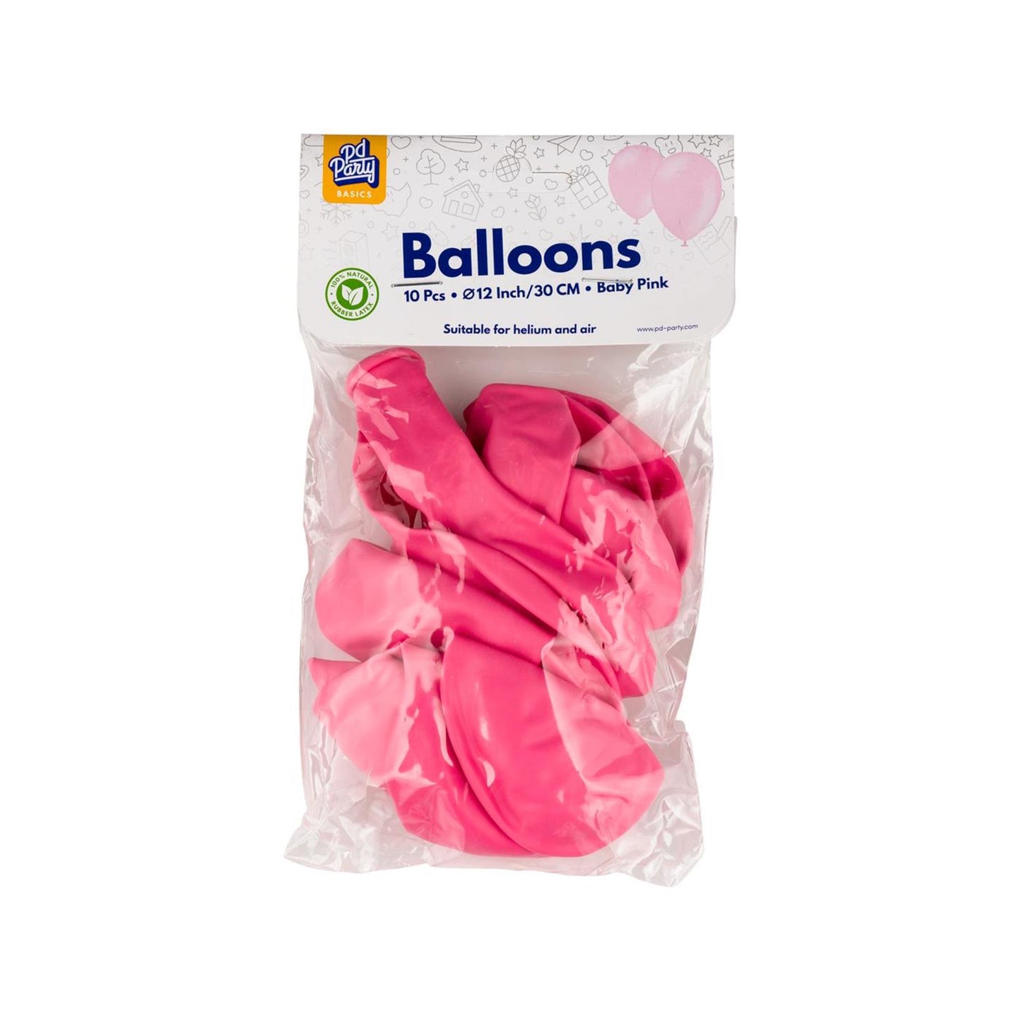 Luftballons 10 Stb Baby Pink