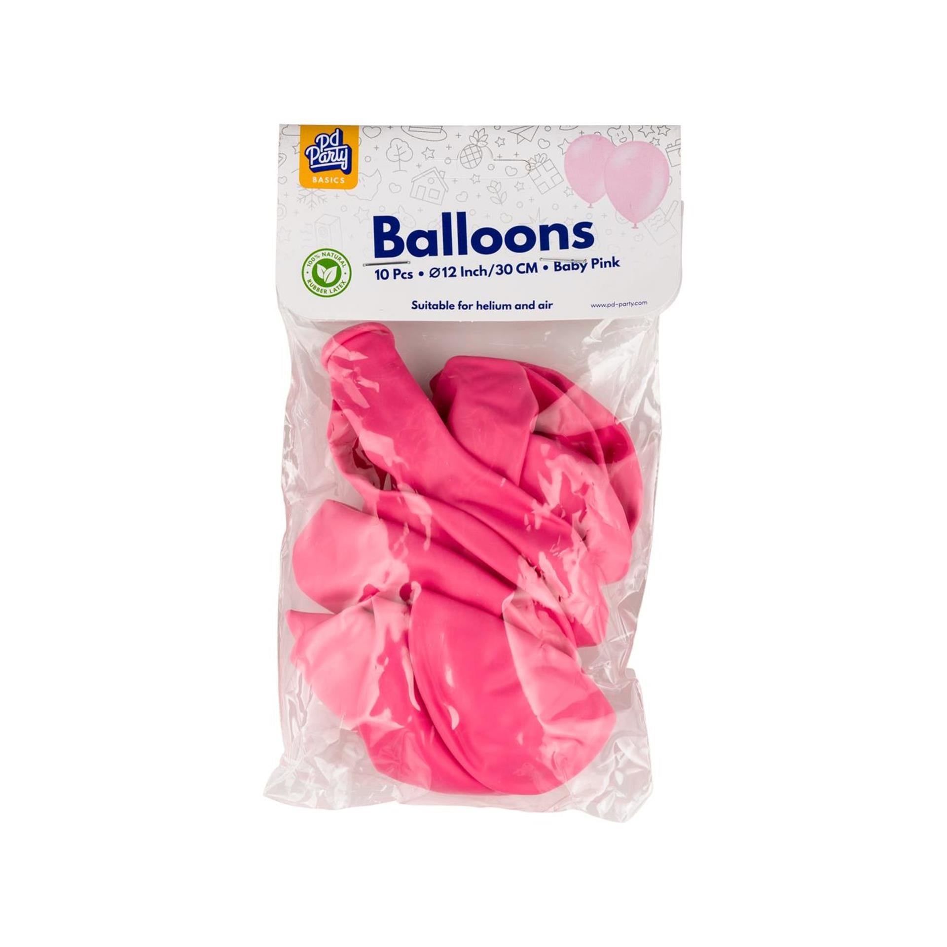 Luftballons 10 Stb Baby Pink